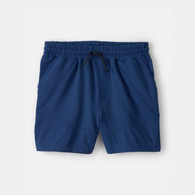 Boys Mesh Active Shorts - Blue