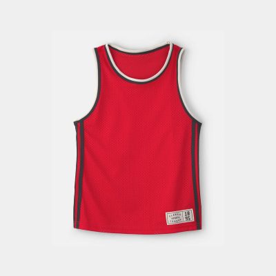 Boys Active Mesh Tank - Red