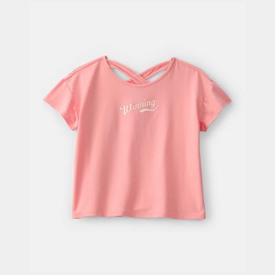 Girls 'Winning' Active Top - Orange