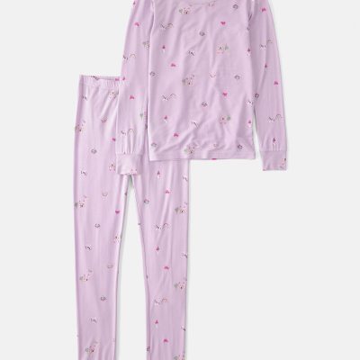 Girls Fairytale PurelySoft 2-Piece Pajama Set - Purple