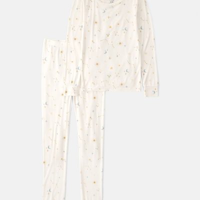 Kids Constellation PurelySoft 2-Piece Pajama Set - Cream