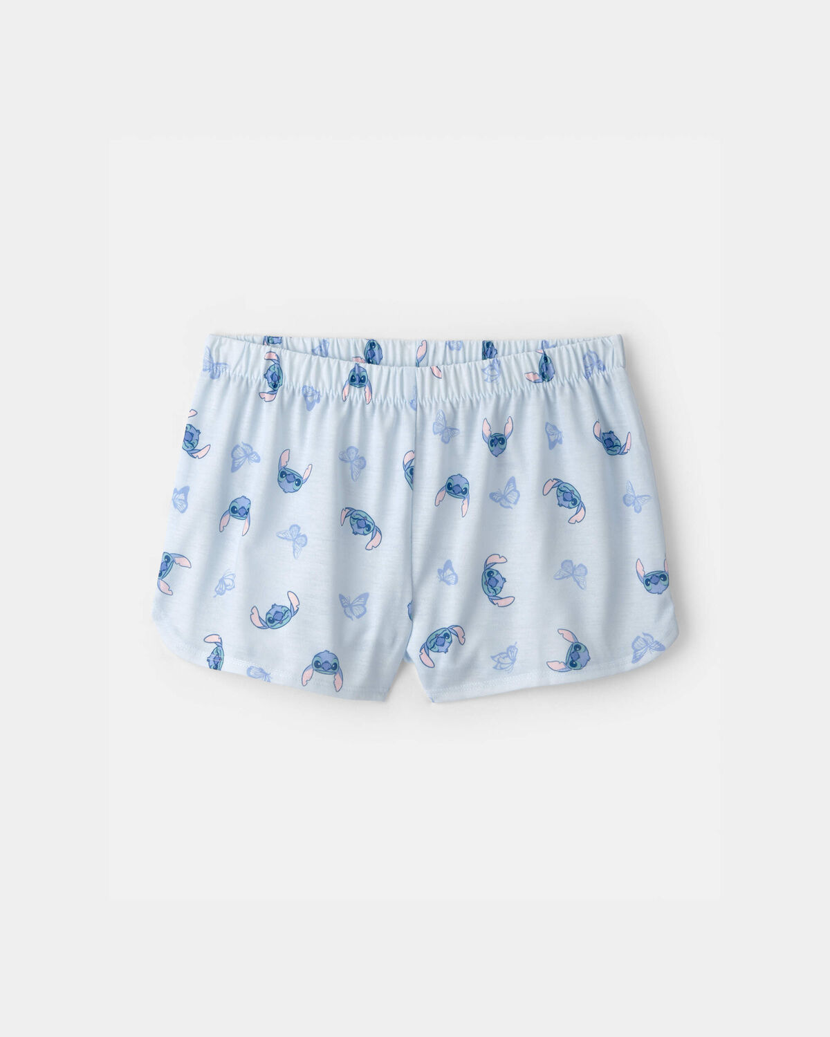 Girls 2-Piece Disney© Lilo & Stitch Short-Sleeve Pajama Set - Blue - Image 3