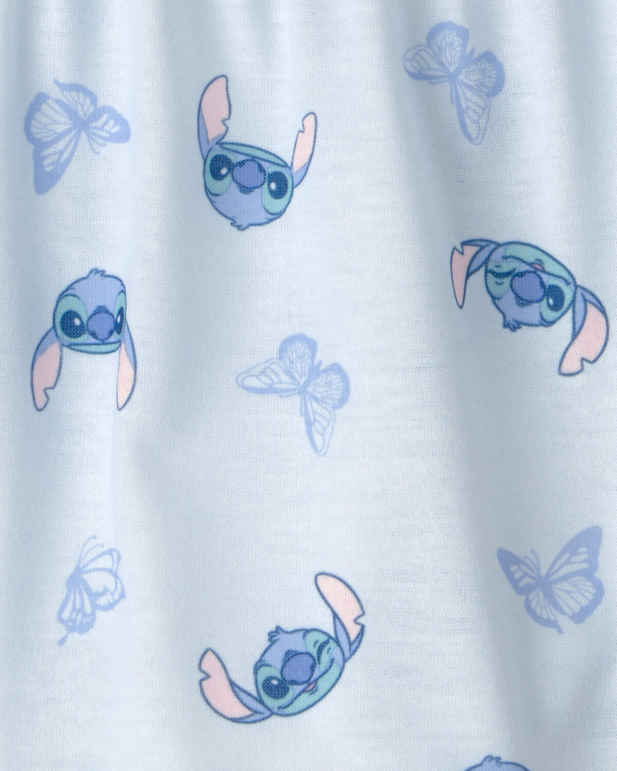 Girls 2-Piece Disney© Lilo & Stitch Short-Sleeve Pajama Set - Blue - Image 5