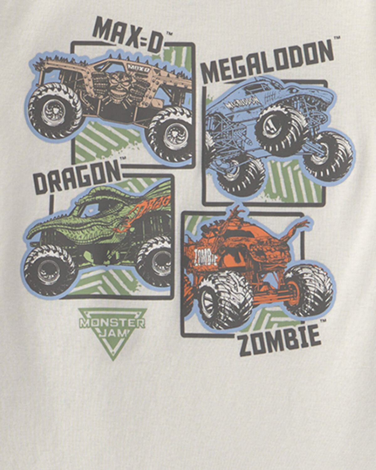 Boys 2-Piece Monster Jam Pajama Set - Image 2
