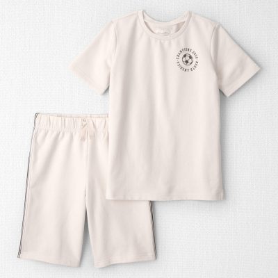 Kid 2-Piece Organic Cotton French Terry Top & Short Set