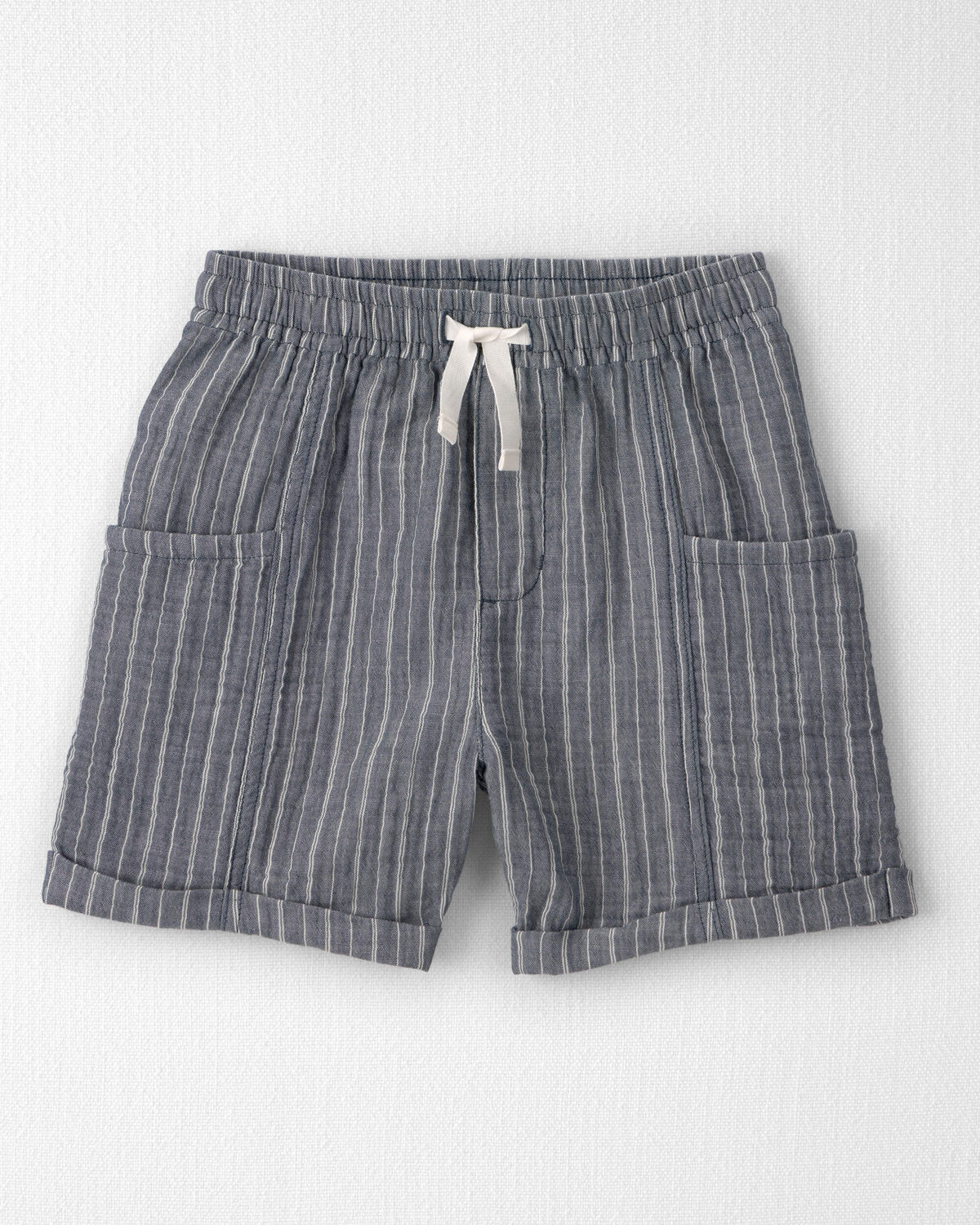 Boys 2-Piece Organic Cotton Gauze Top & Short Set - Image 2