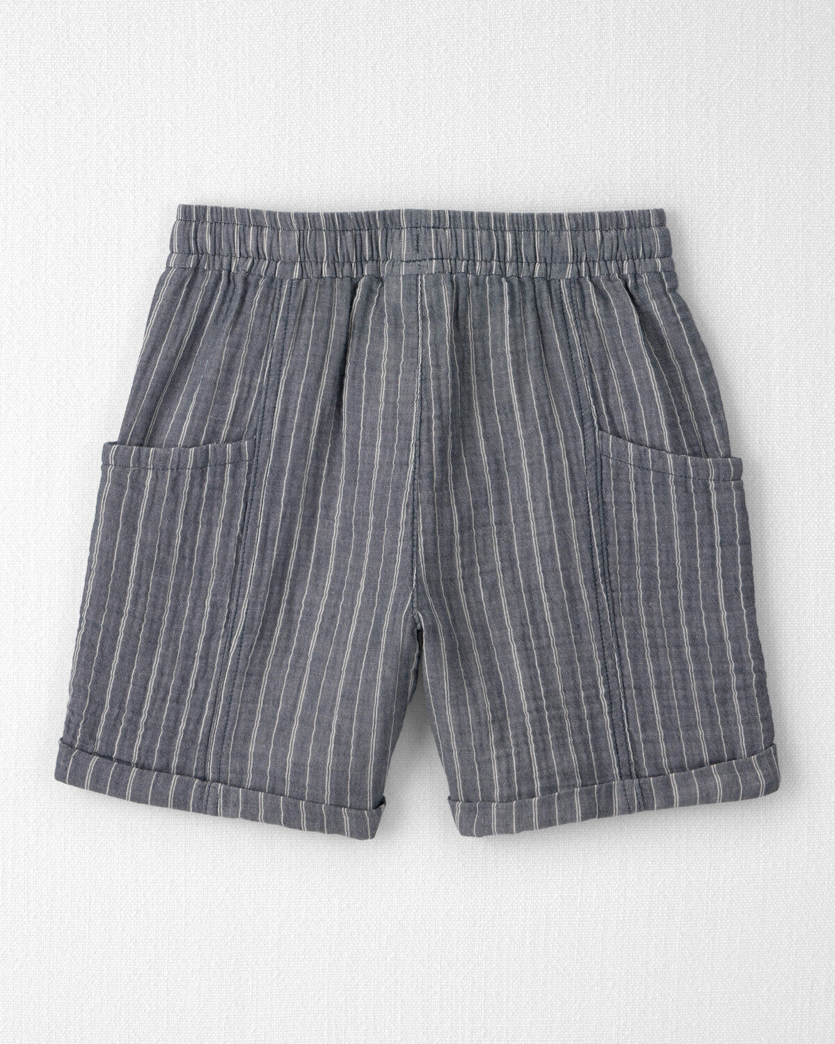 Boys 2-Piece Organic Cotton Gauze Top & Short Set - Image 3