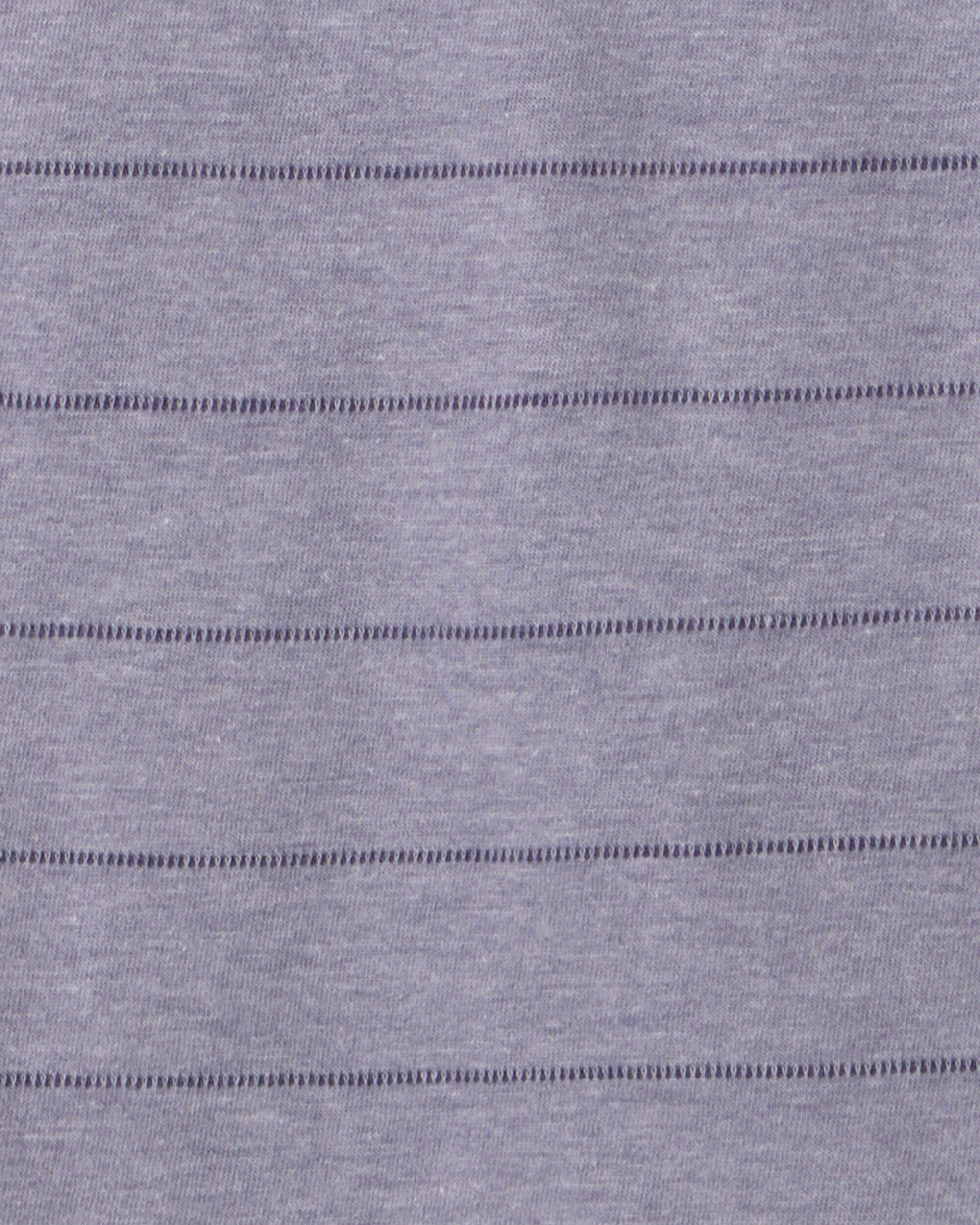 Boys Striped Henley T-Shirt - Tan - Image 4
