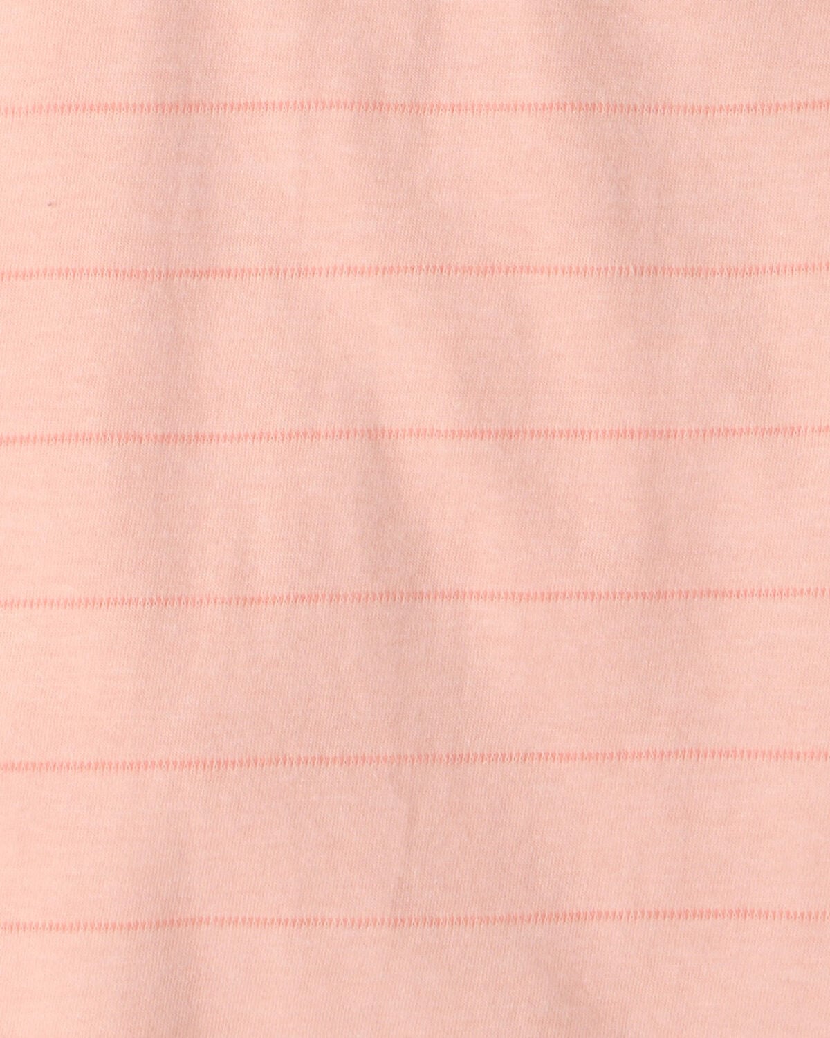 Boys Striped Henley T-Shirt - Orange - Image 2