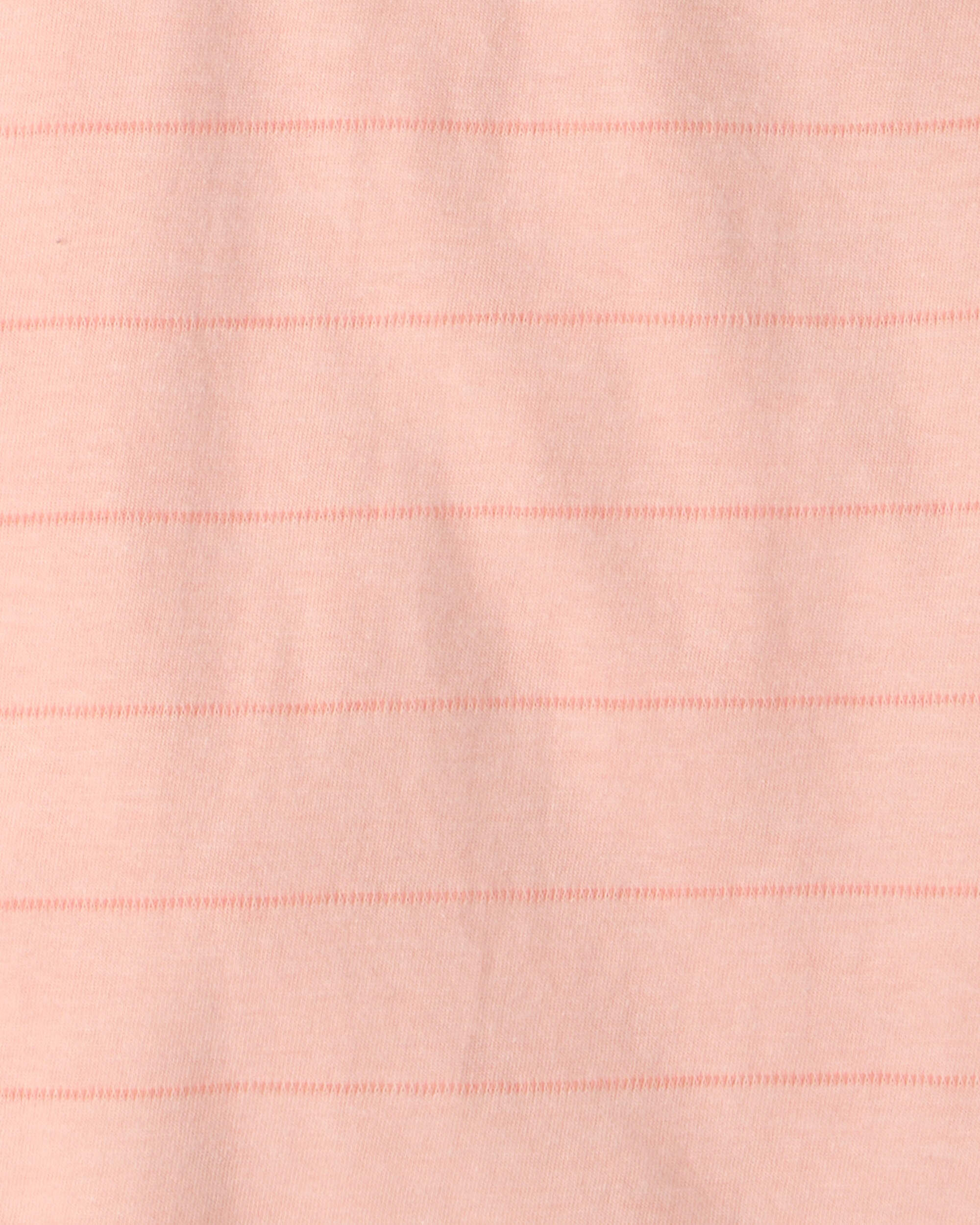 Boys Striped Henley T-Shirt - Tan - Image 6