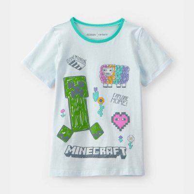 Girls Minecraft® Graphic Tee - Blue