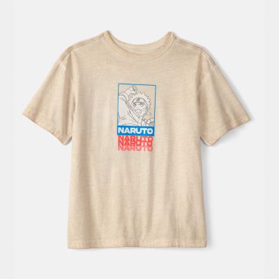 Boys Naruto Graphic Tee - Beige