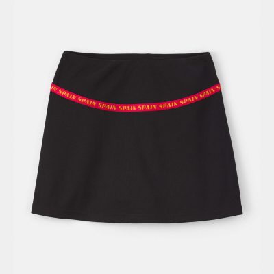 Girls Umbro Spain Active Skort - Black