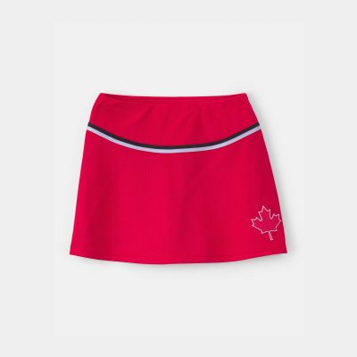 Girls Umbro Canada Active Skort - Red