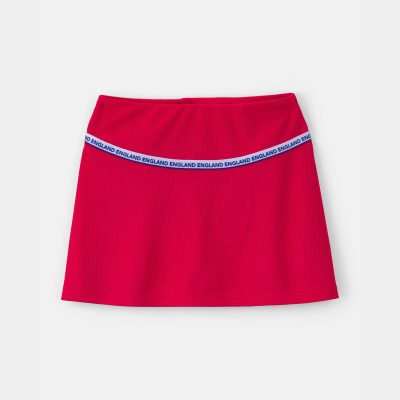 Girls Umbro England Active Skort - Red