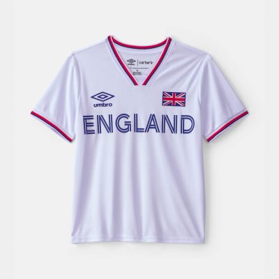 Kids Umbro England Soccer Jersey - White