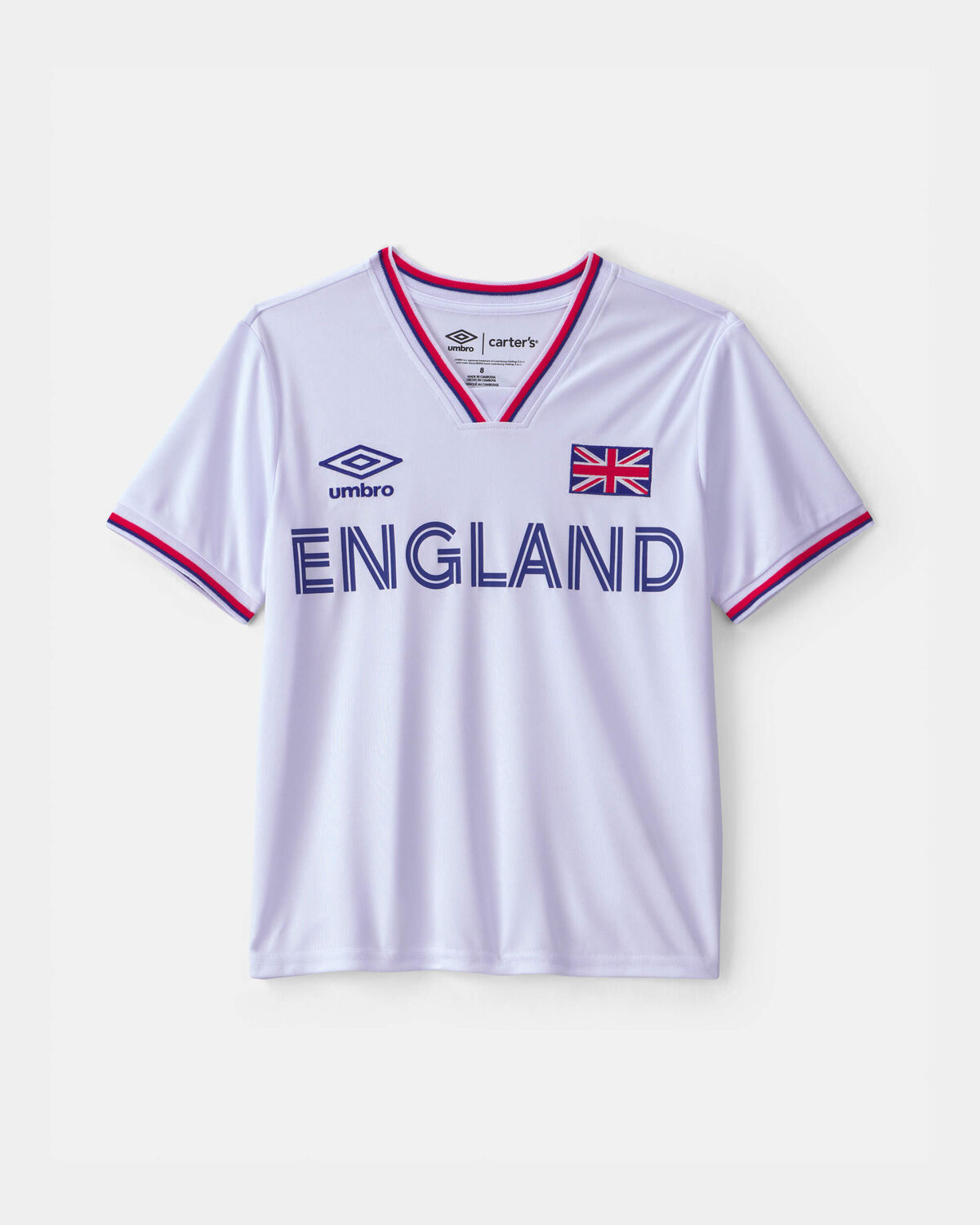 Kids Umbro England Soccer Jersey - White