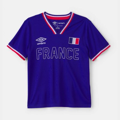 Kids Umbro France Soccer Jersey - Blue