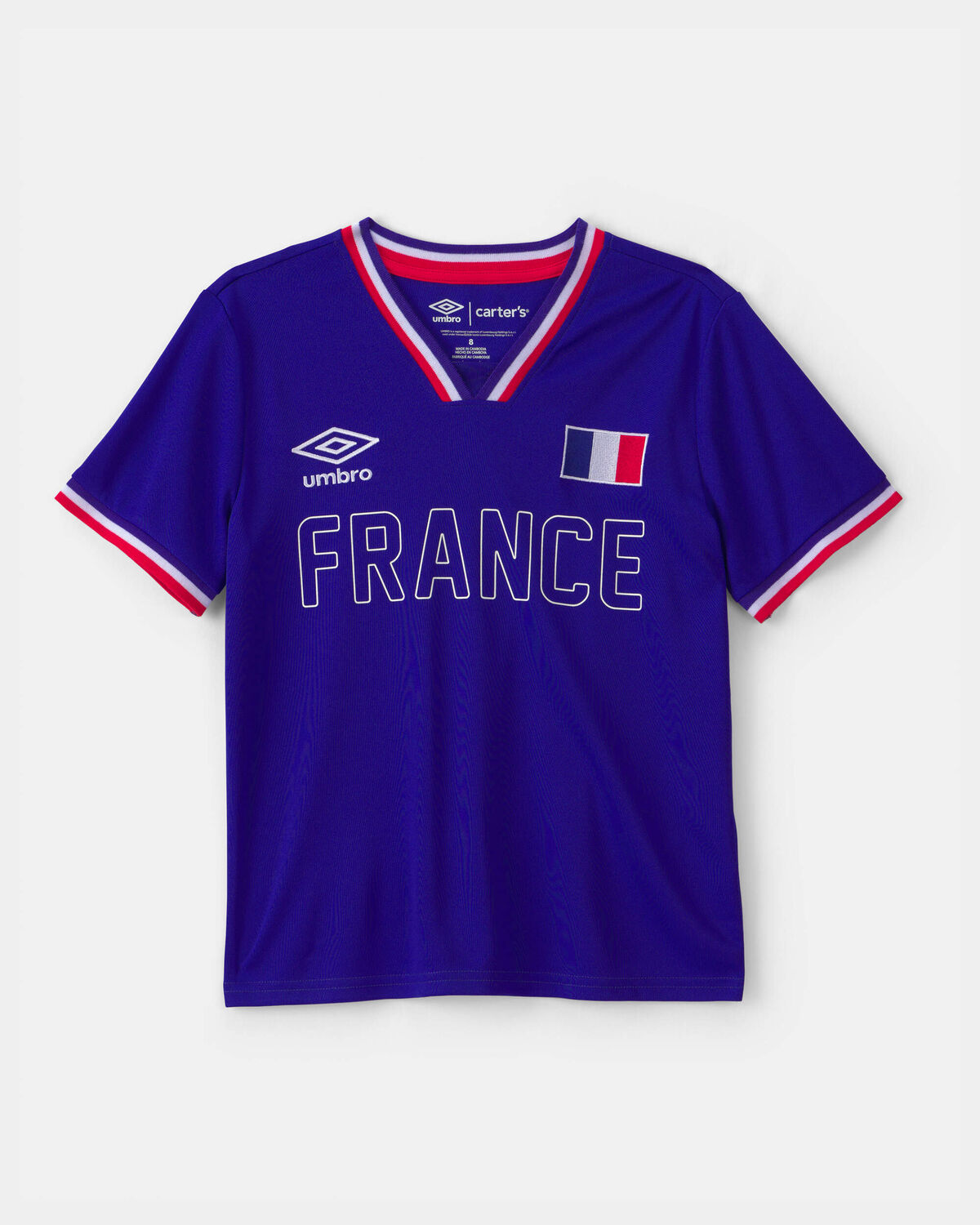 Kids Umbro France Soccer Jersey - Blue