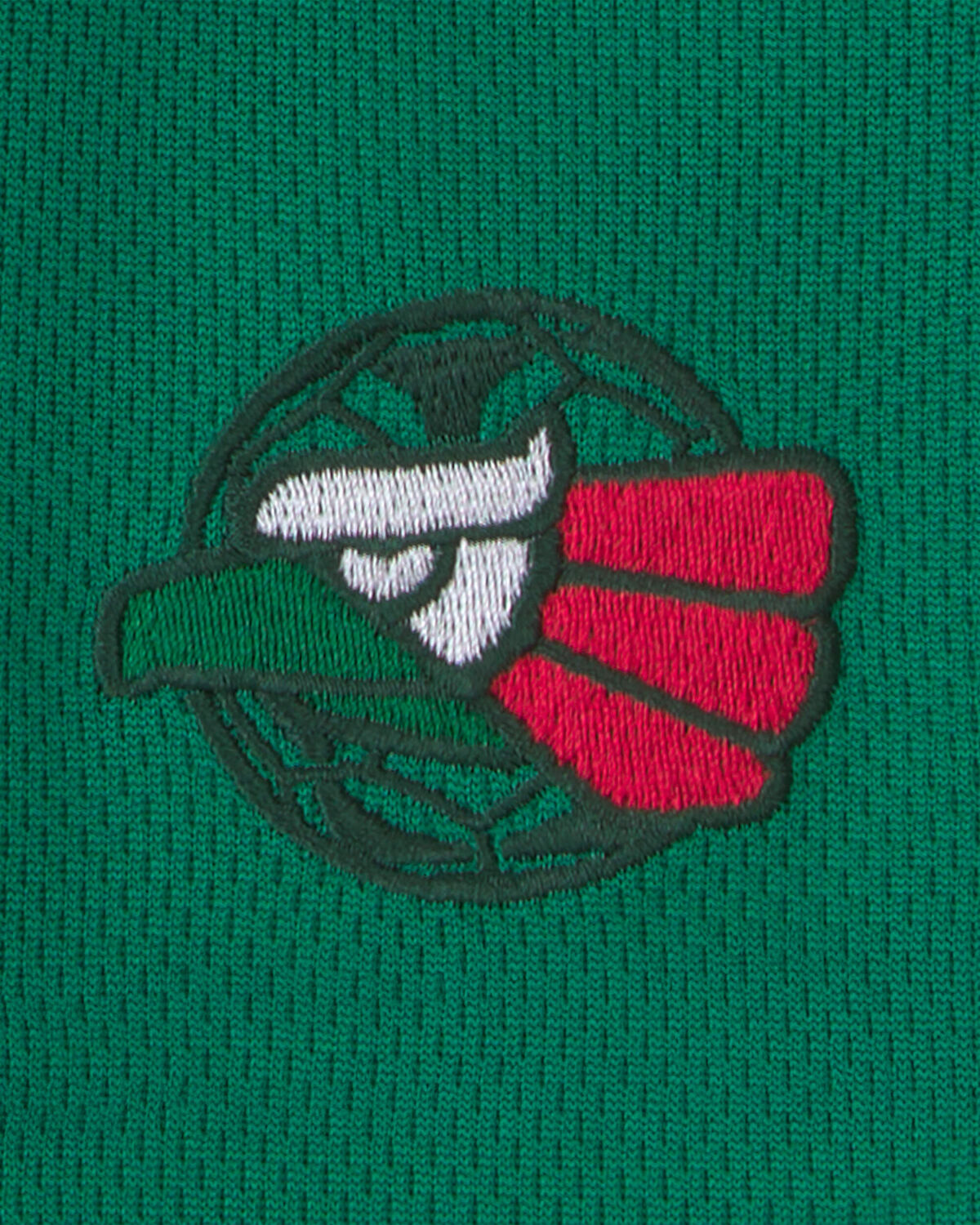 Kids Umbro Mexico Mesh Soccer Shorts - Green/White/Red - Image 6