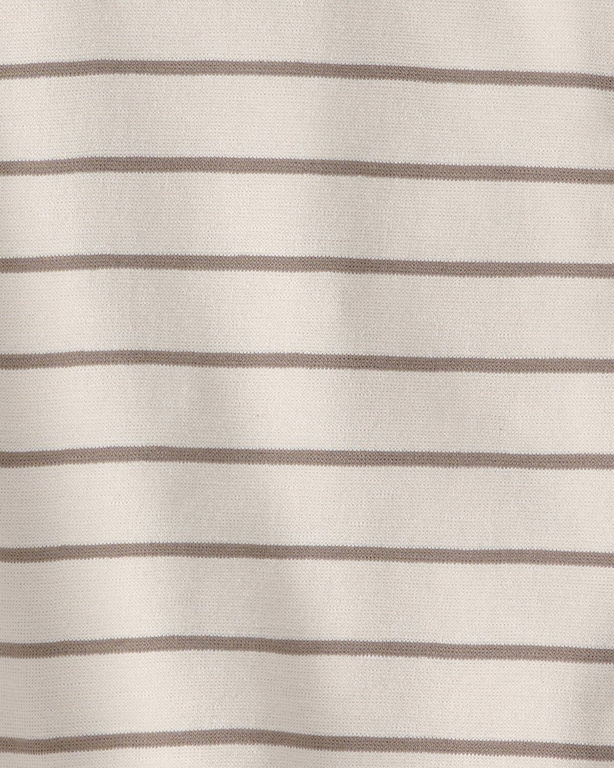 Kids 2-Piece Organic Cotton Top & Short Set in Stripes - Image 4