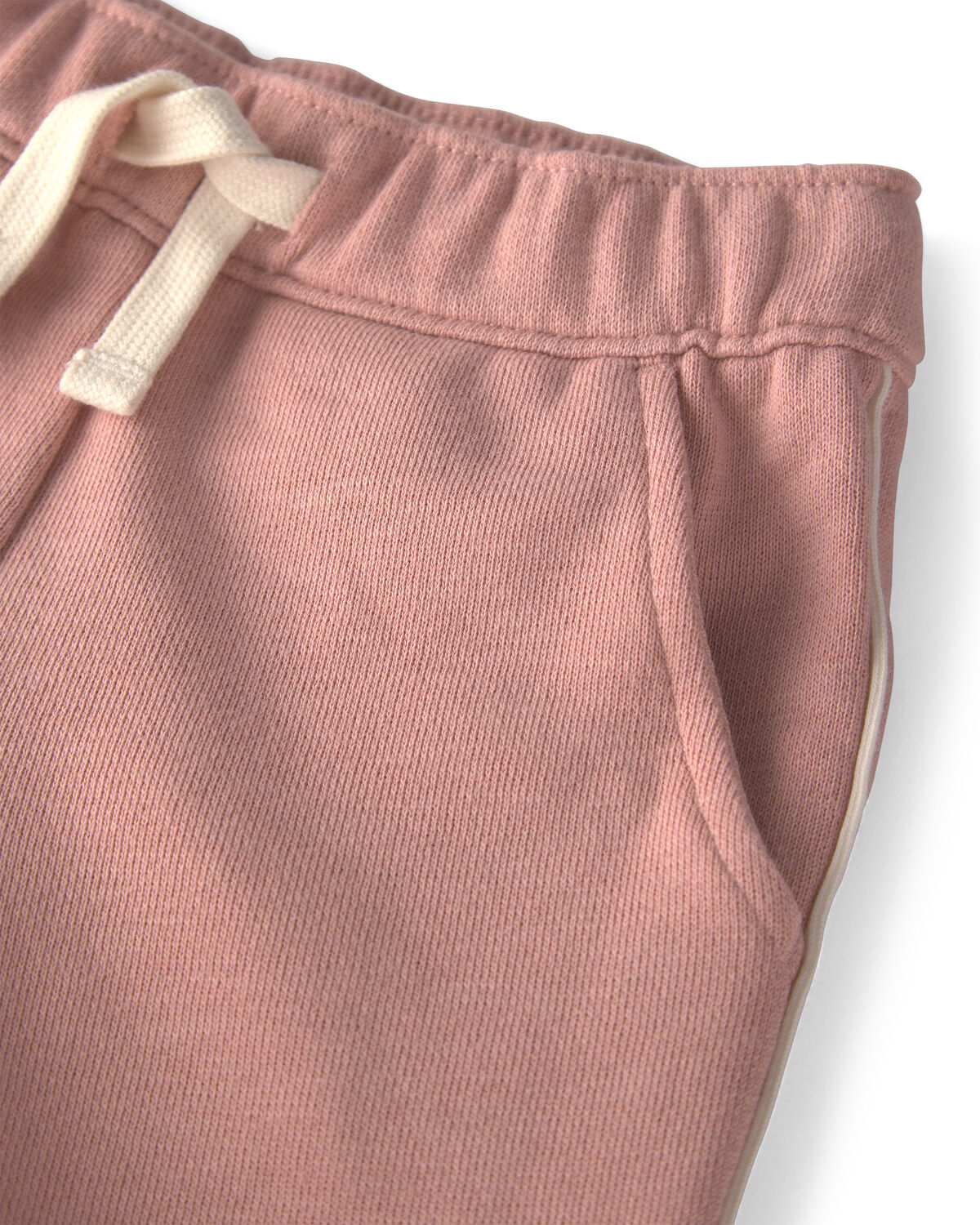 Girls 2-Piece Organic Cotton French Terry Pullover & Short Set - Image 3