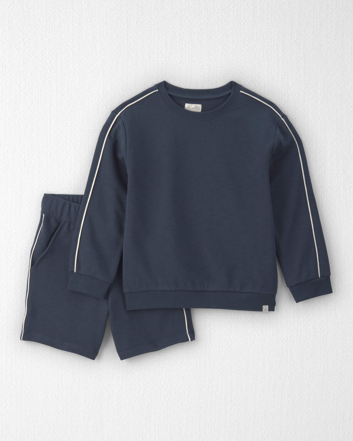 Kids 2-Piece Organic Cotton French Terry Pullover & Short Set