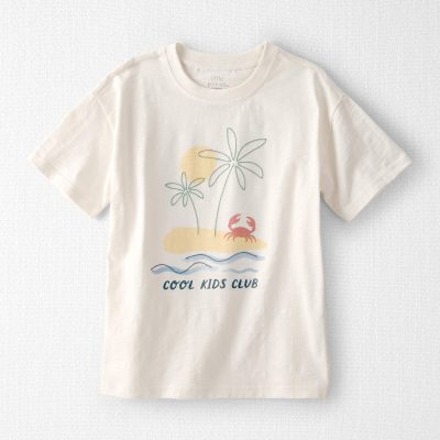 Kids Organic Cotton 'Cool Kids Club' Tee