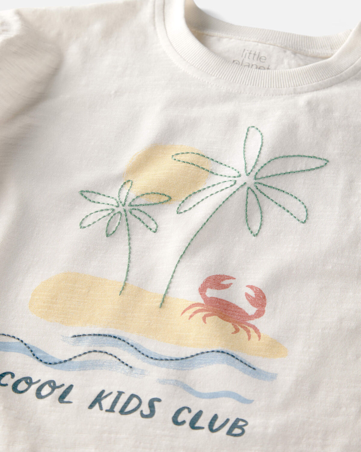 Kids Organic Cotton 'Cool Kids Club' Tee - Image 2