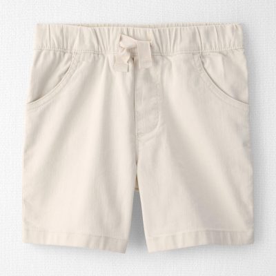 Boys Organic Cotton Twill Shorts