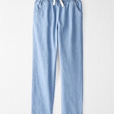 Boys Organic Cotton Chambray Pants