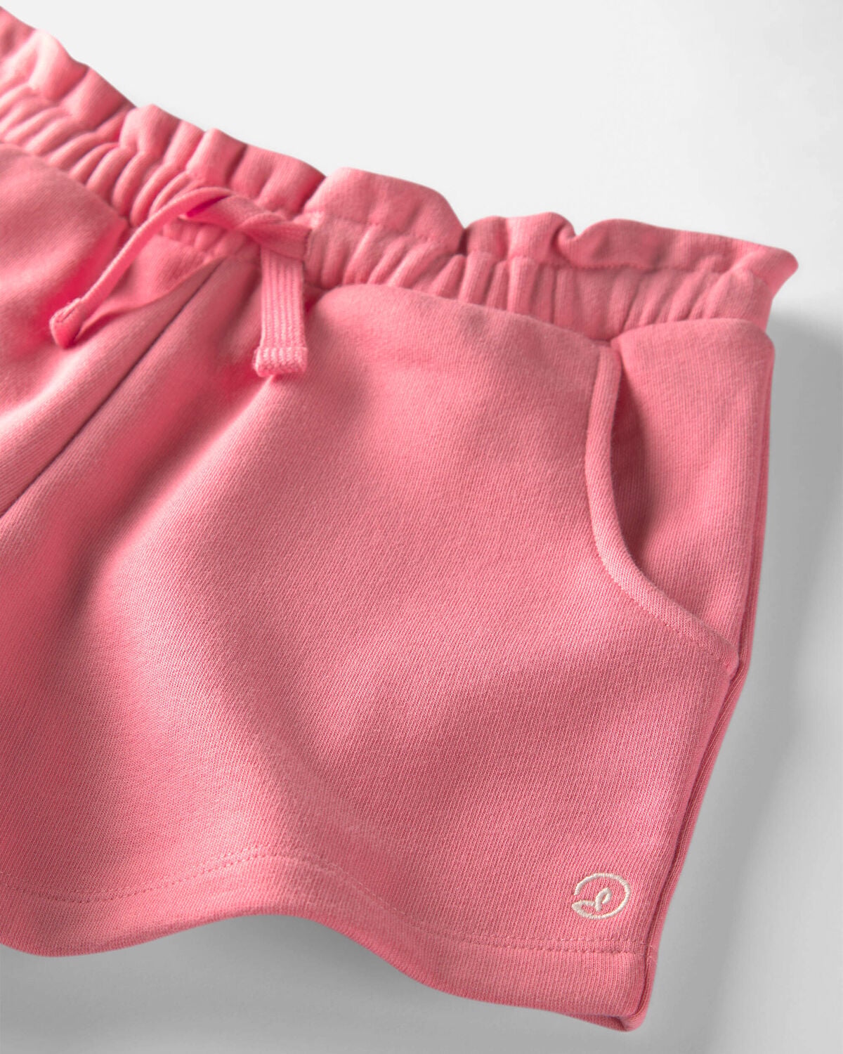 Girls French Terry Shorts Made with Organic Cotton - Image 2
