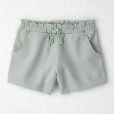 Girls French Terry Shorts Made with Organic Cotton