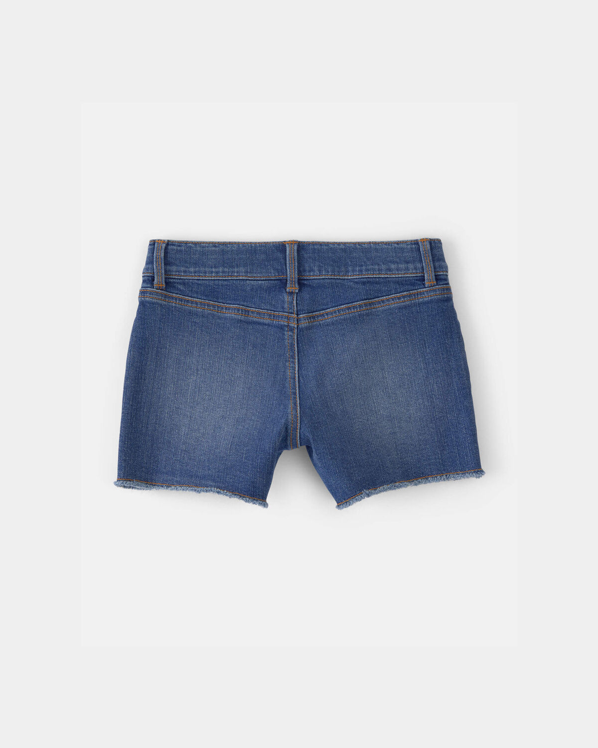 Girls Heart Pocket Denim Shorts - Dark Wash - Image 2