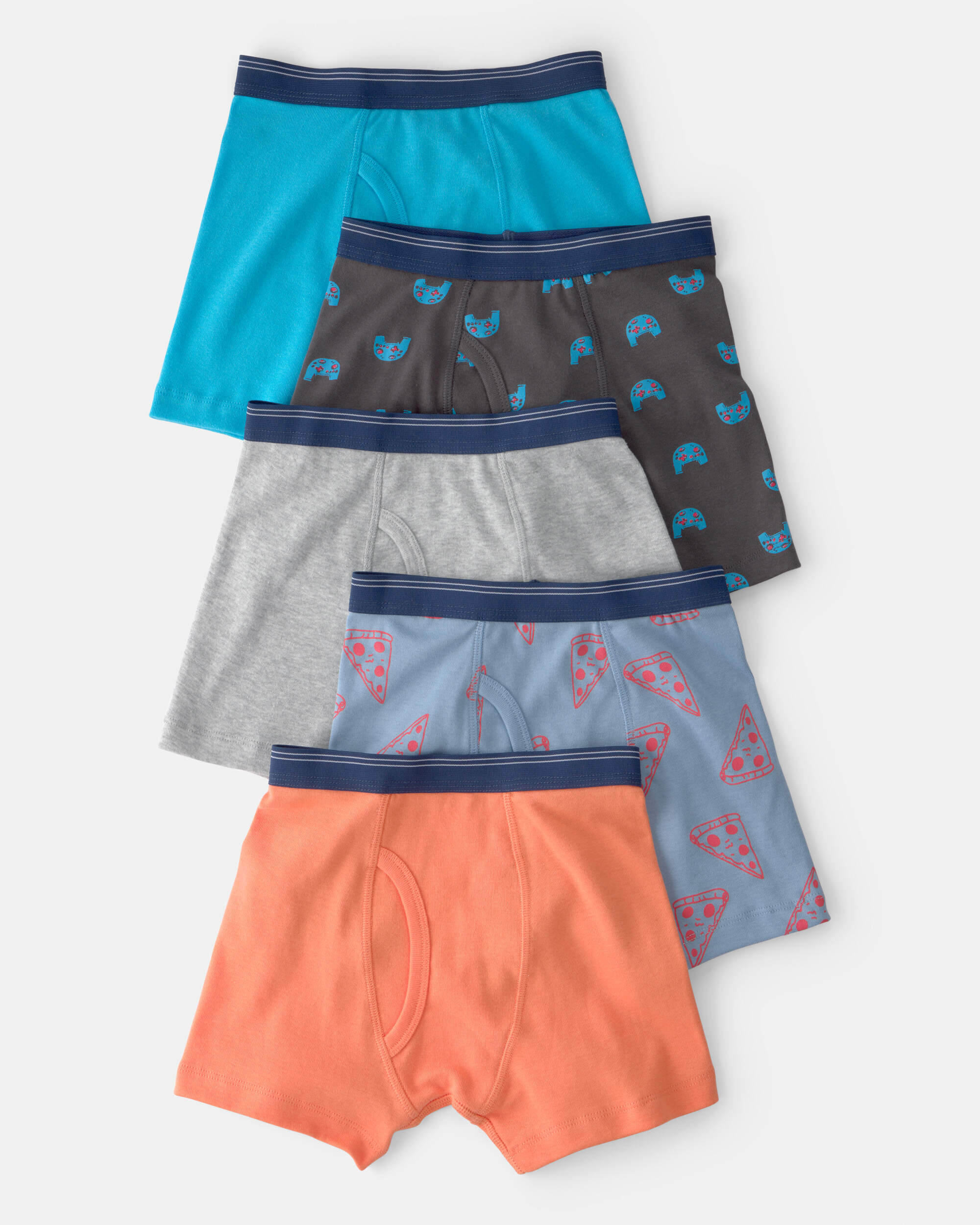Boys 5-Pack Mesh Boxer Brief Underwear - Image 6
