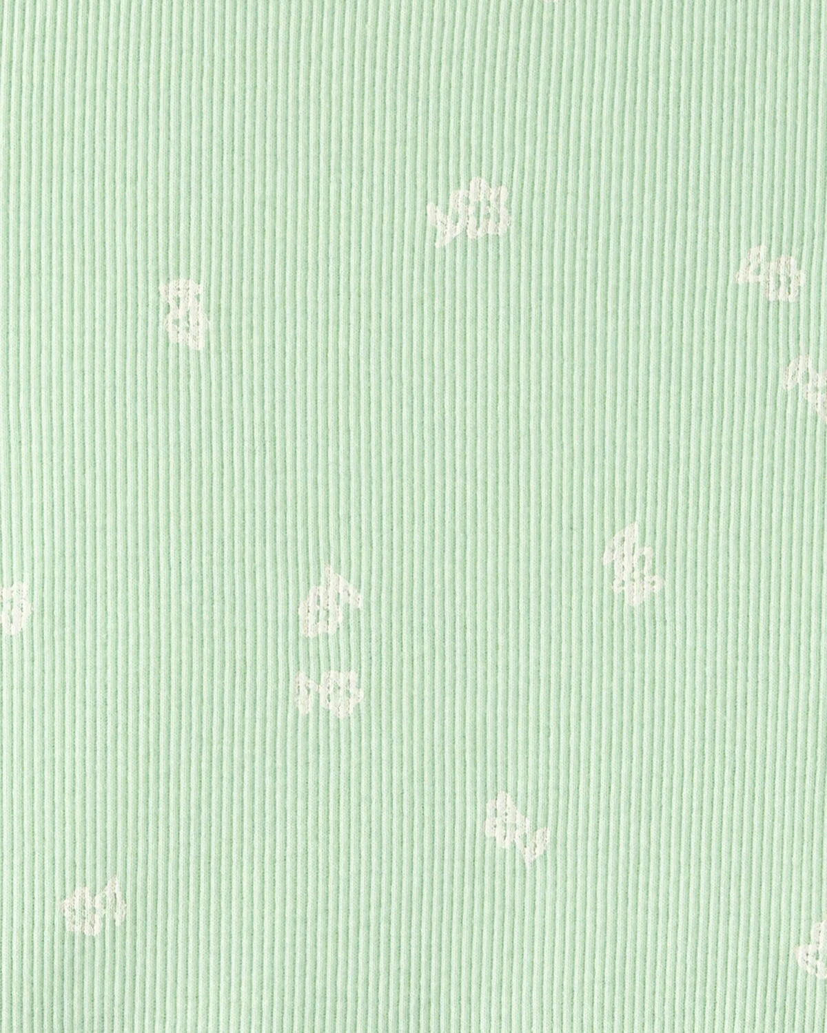 Girls Floral Short-Sleeve Dress - Green - Image 3