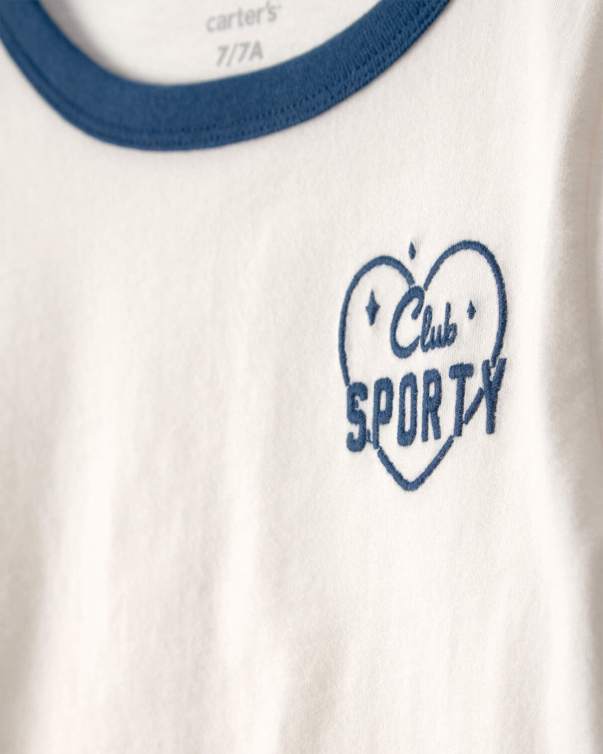 Girls 'Club Sporty' Active Top - White - Image 2