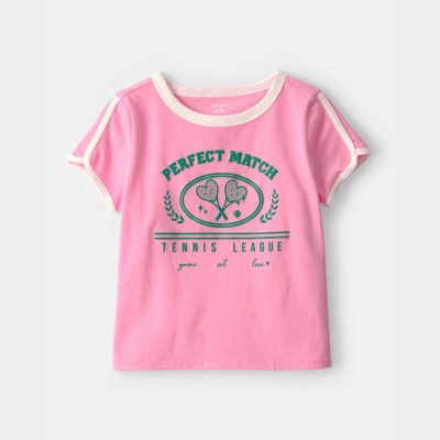 Girls 'Perfect Match' Tennis Active Top - Pink