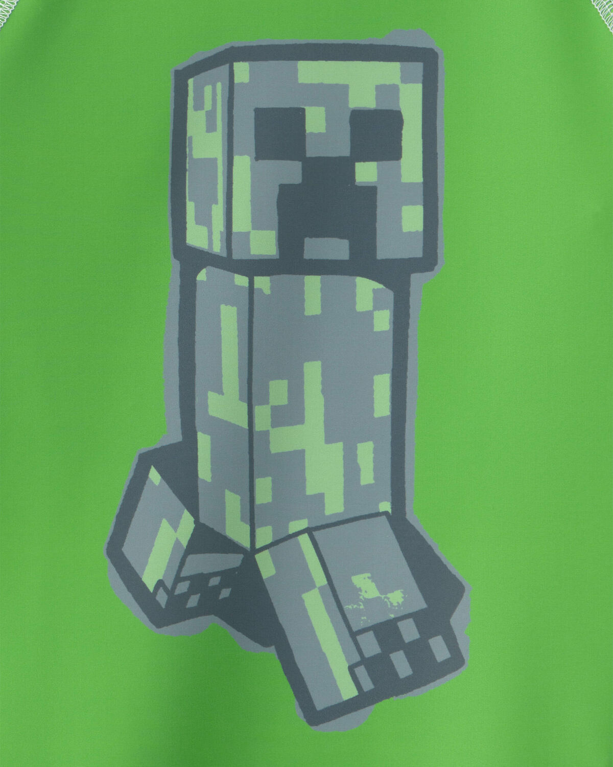 Boys Minecraft® Rashguard - Green - Image 3