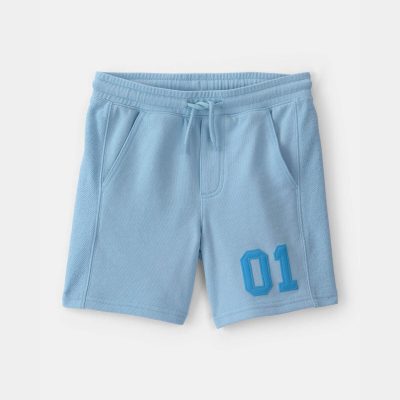 Boys Varsity French Terry Shorts - Blue