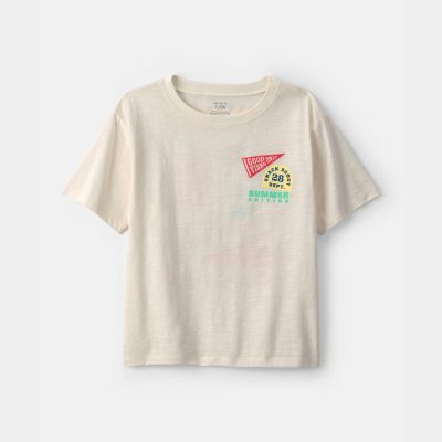Boys 'Summer Snack Pack' Graphic Tee - Cream