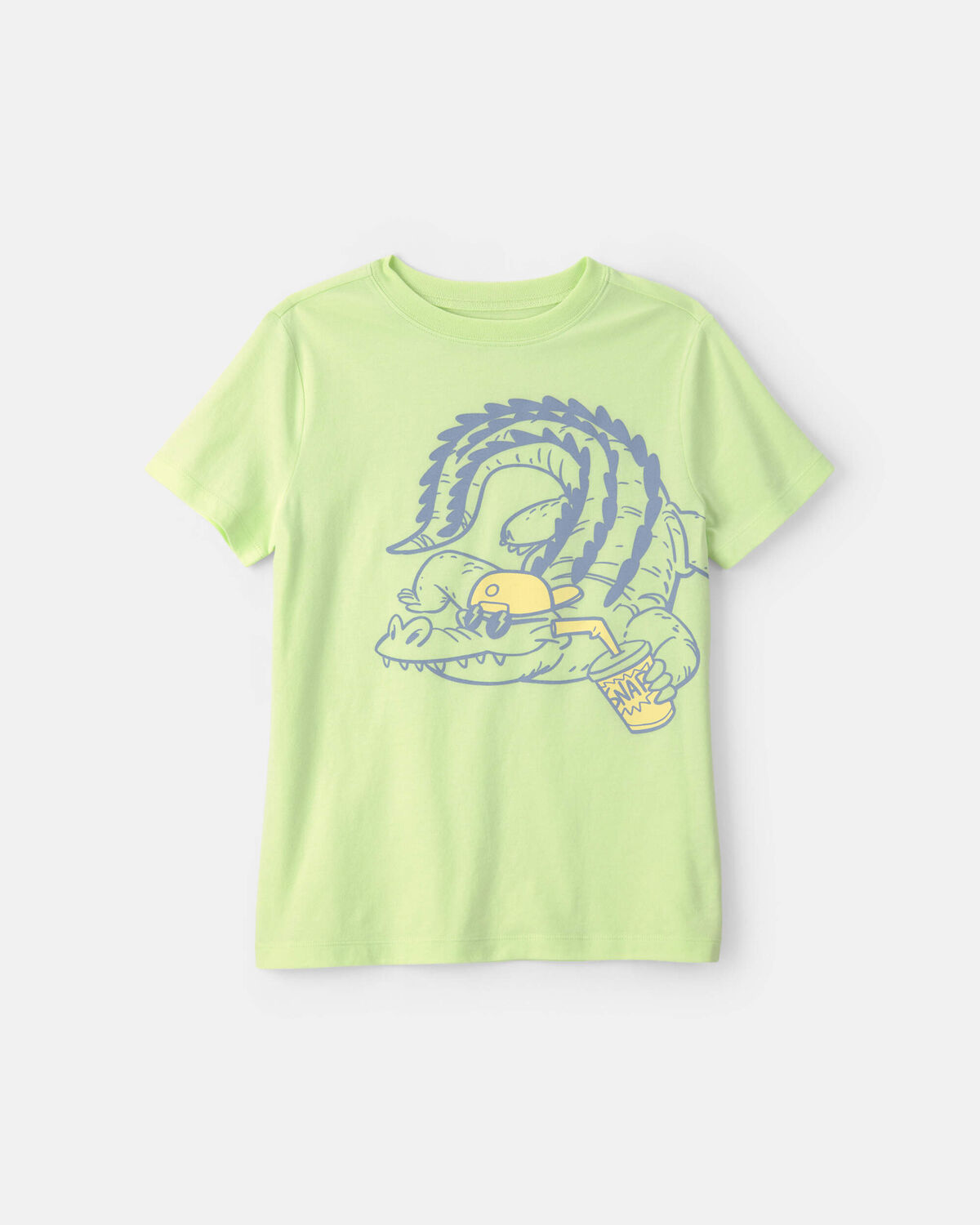 Boys Alligator Graphic Tee - Green