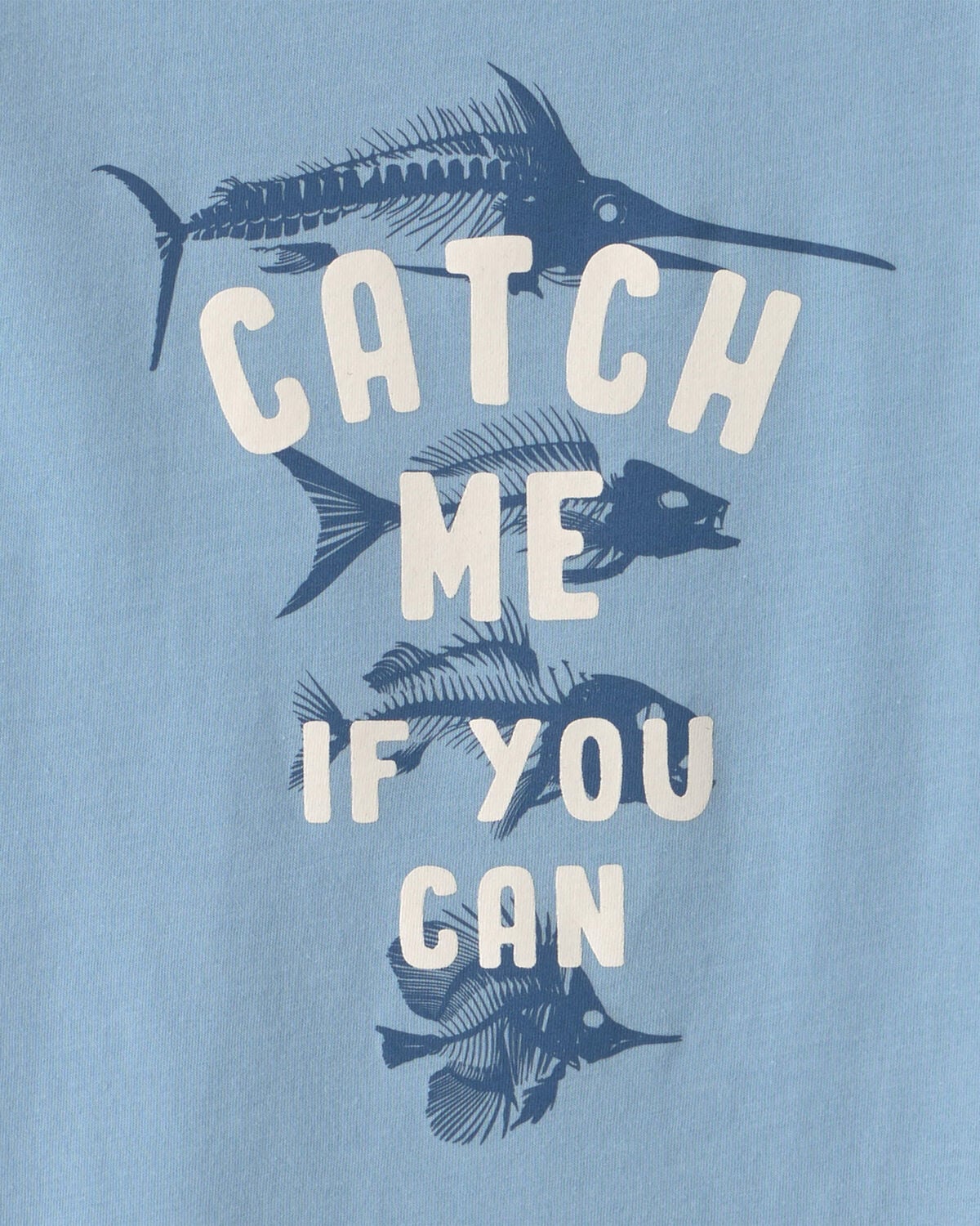 Boys Fish Graphic Tee - Blue - Image 2
