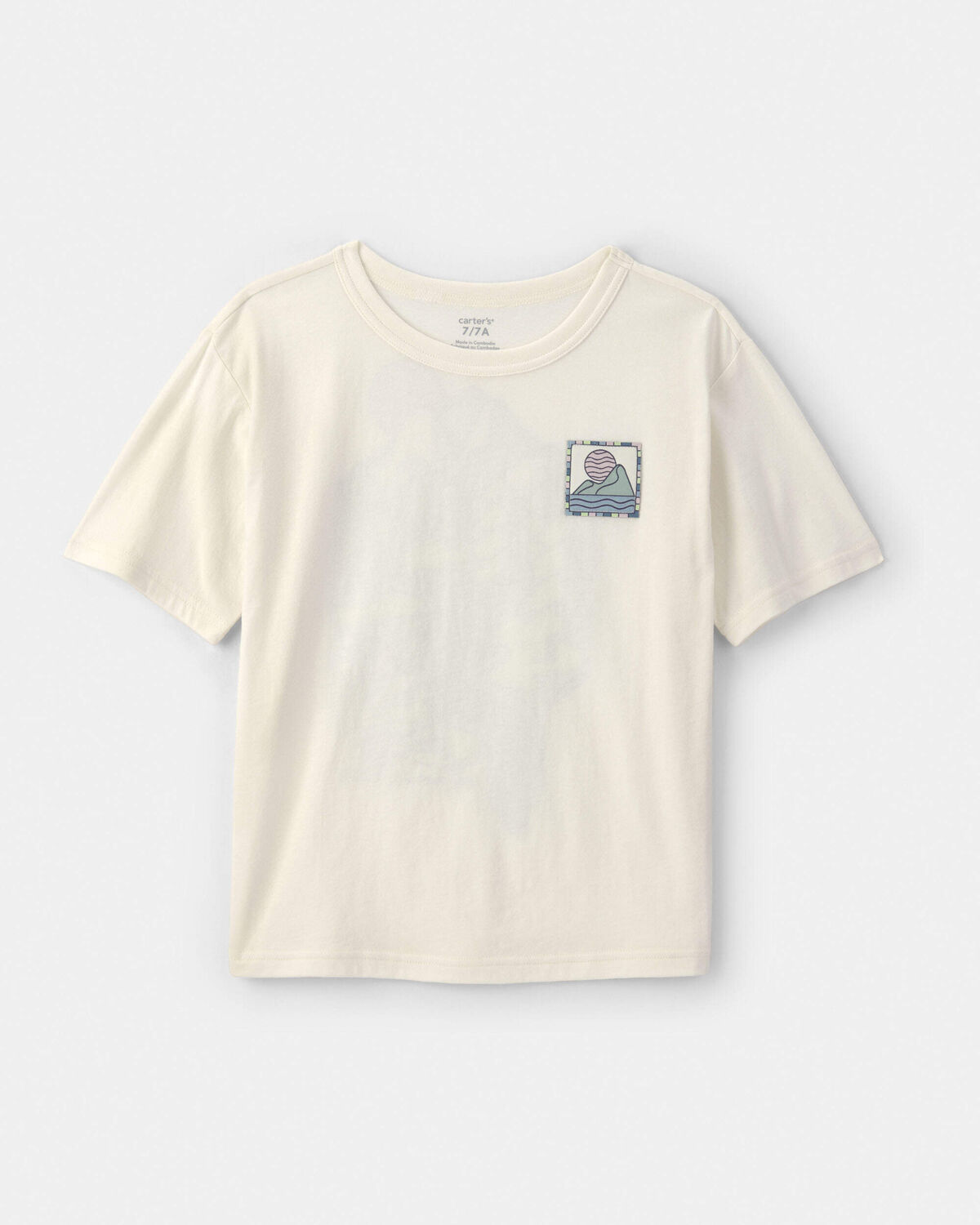 Boys Landscape Graphic Tee - Cream