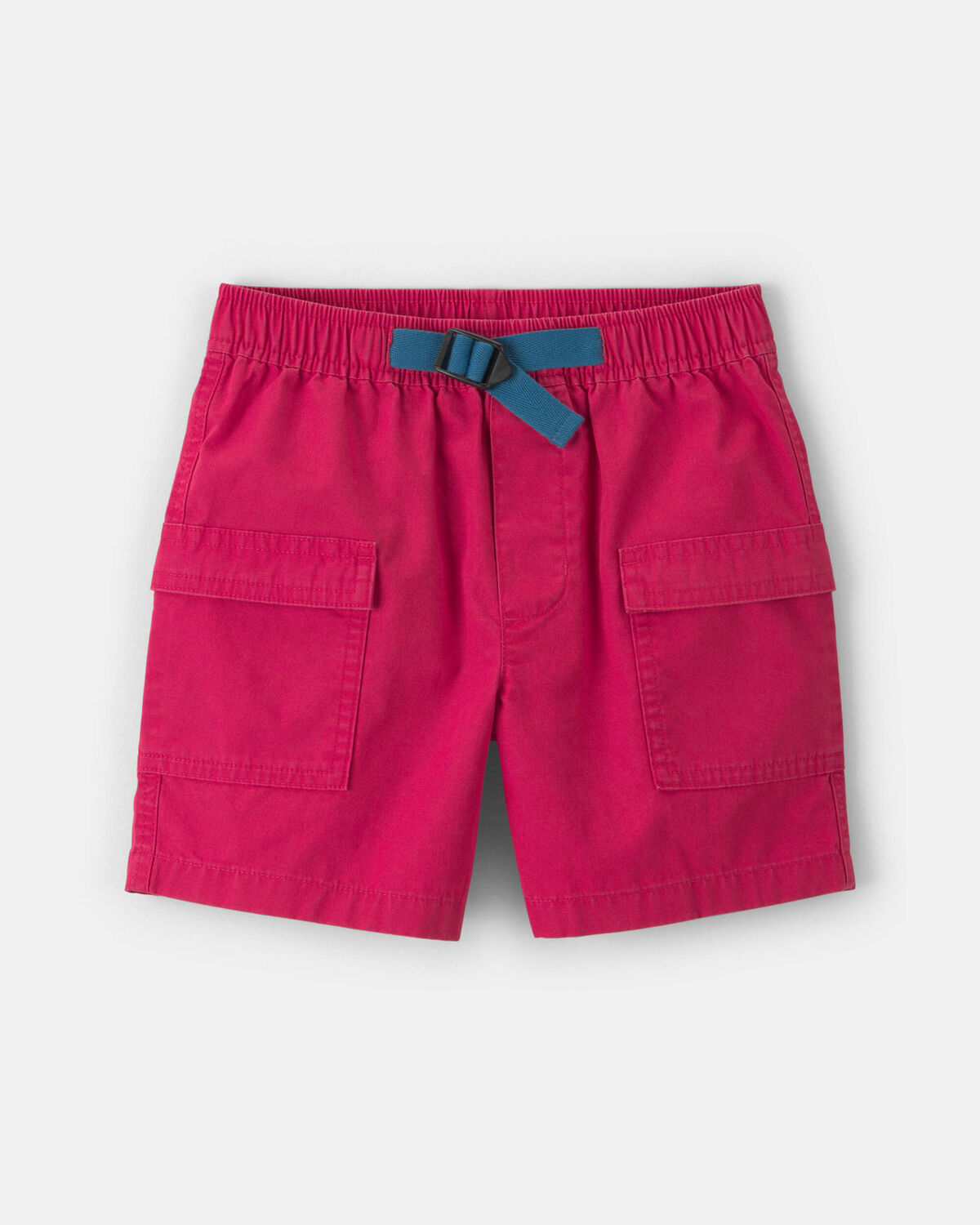 Boys Canvas Cargo Shorts - Red