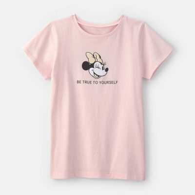 Girls Disney© Minnie Mouse Graphic Tee - Pink