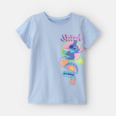 Girls Disney© Lilo & Stitch Graphic Tee - Blue