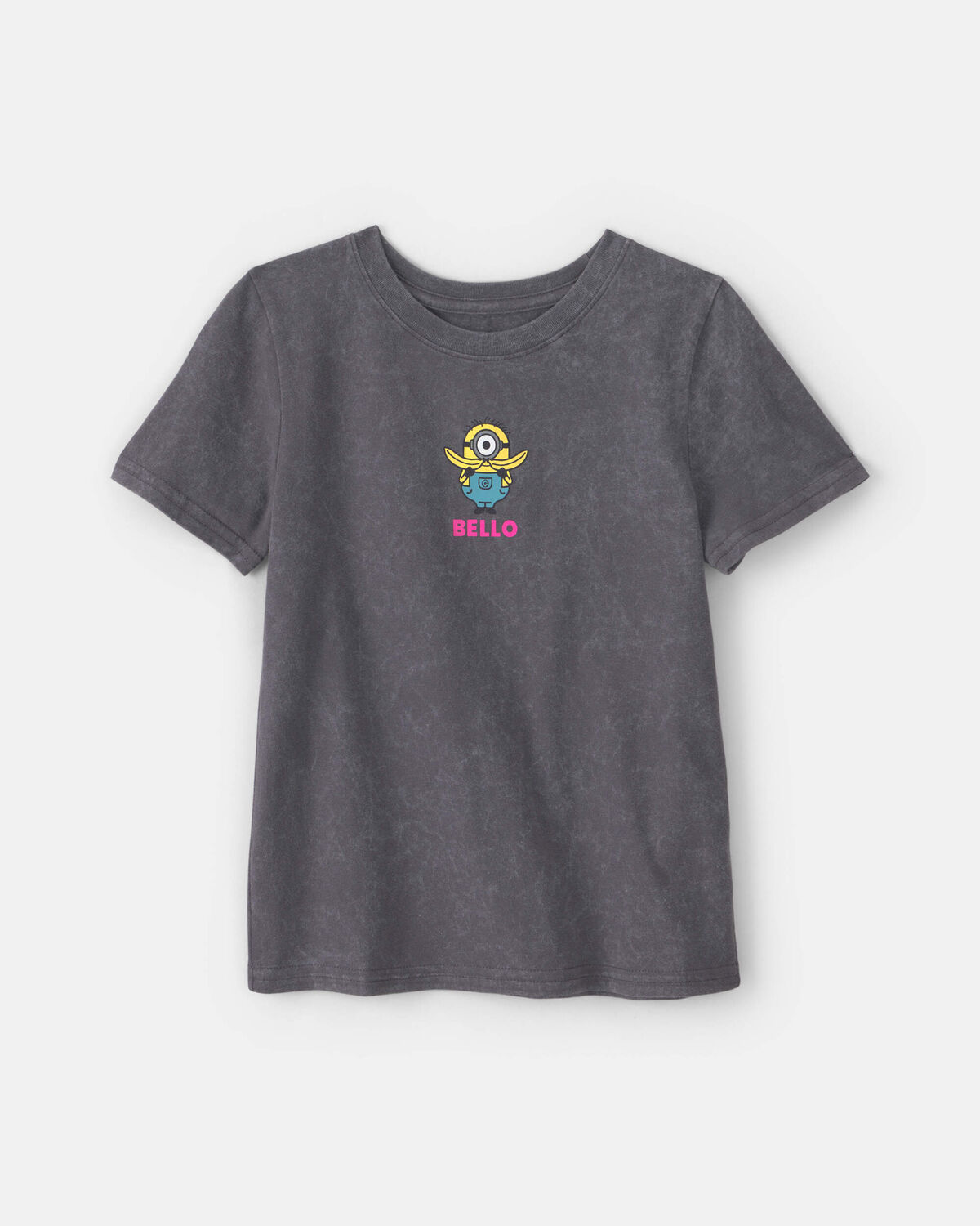 Girls Despicable Me Minions Graphic Tee - Grey