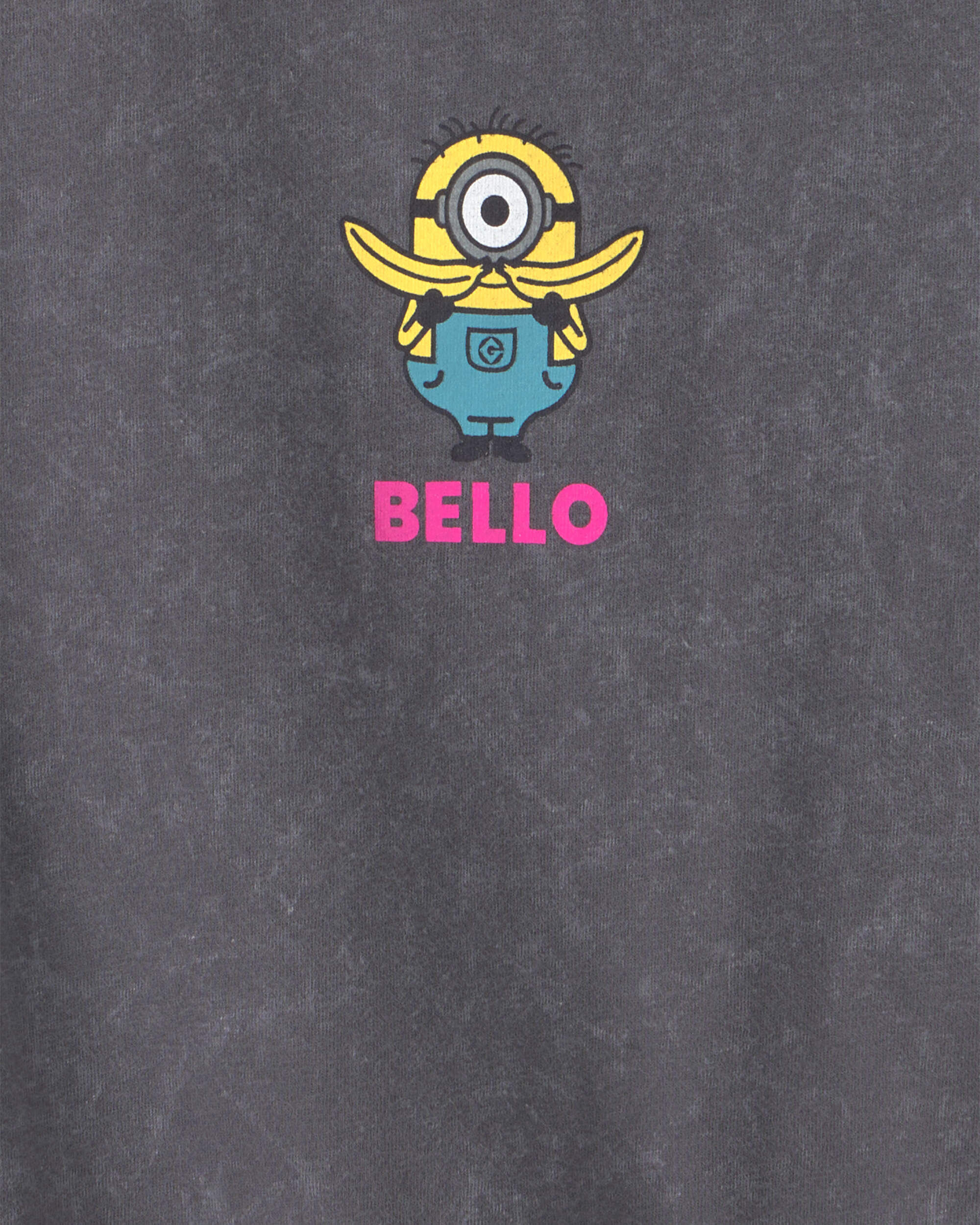 Girls Despicable Me Minions Graphic Tee - Grey - Image 5
