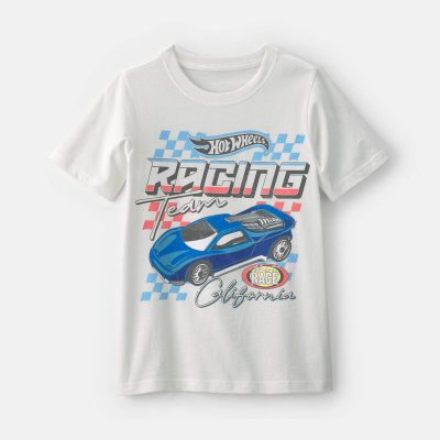 Boys Hot Wheels™ Graphic Tee - White